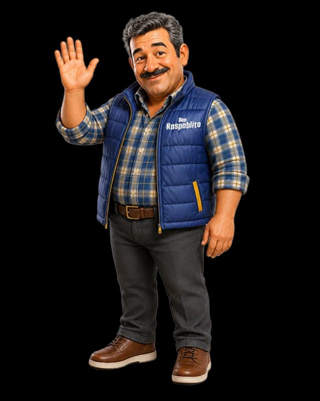 Don Raspablito, el vocero de Raspaditos